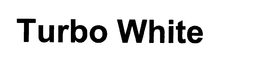 TURBO WHITE trademark