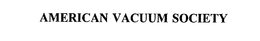 AMERICAN VACUUM SOCIETY trademark