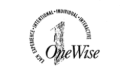 ONEWISE 1 EACH EXPERIENCE INTENTIONAL INDIVIDUAL INTERACTIVE trademark