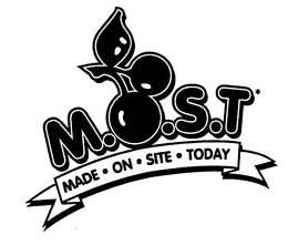 M.O.S.T MADE ON SITE TODAY trademark