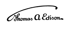 THOMAS A EDISON trademark