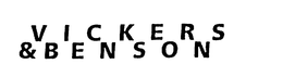 VICKERS & BENSON trademark