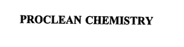 PROCLEAN CHEMISTRY trademark