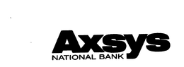 AXSYS NATIONAL BANK trademark