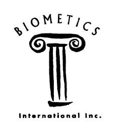 BIOMETICS INTERNATIONAL INC. trademark