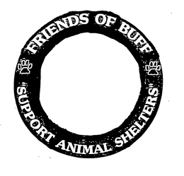FRIENDS OF BUFF' AND "SUPPORT ANIMAL SHELTERS trademark