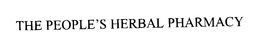 THE PEOPLE'S HERBAL PHARMACY trademark
