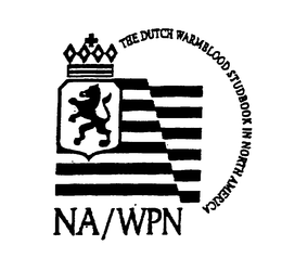 THE DUTCH WARMBLOOD STUDBOOK IN NORTH AMERICA NA/WPN trademark