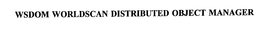 WSDOM WORLDSCAN DISTRIBUTED OBJECT MANAGER trademark