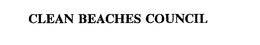 CLEAN BEACHES COUNCIL trademark