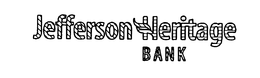 JEFFERSON HERITAGE BANK trademark