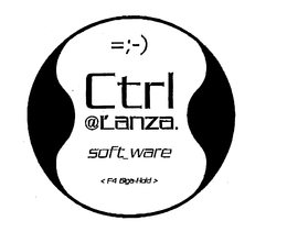 =;-) CTRL @L'ANZA. SOFT WARE trademark