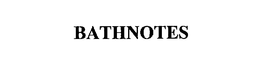 BATHNOTES trademark