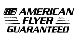 AF AMERICAN FLYER GUARANTEED trademark