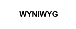 WYNIWYG trademark