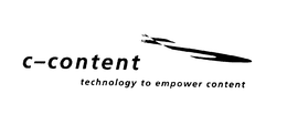 C-CONTENT TECHNOLOGY TO EMPOWER CONTENT trademark