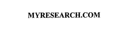 MYRESEARCH.COM trademark
