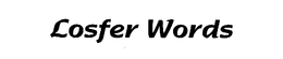 LOSFER WORDS trademark