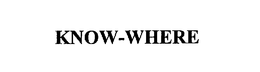KNOW-WHERE trademark