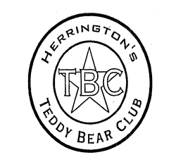 TBC HERRINGTON'S TEDDY BEAR CLUB trademark