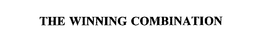 THE WINNING COMBINATION trademark