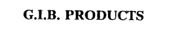 G.I.B. PRODUCTS trademark