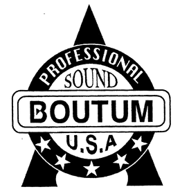 BOUTUM USA PROFESSIONAL SOUND trademark