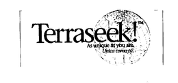 TERRASEEK! THE INDIVIDUAL'S TRAVEL COMPANION. trademark