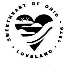 SWEETHEART OF OHIO LOVELAND 1876 trademark