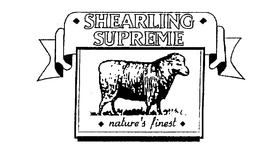 SHEARLING SUPREME NATURE'S FINEST trademark