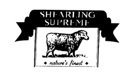 SHEARLING SUPREME NATURE'S FINEST trademark