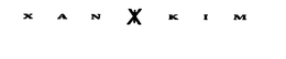 X A N K I M trademark