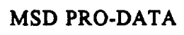 MSD PRO-DATA trademark