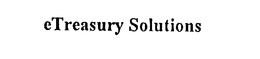 ETREASURY SOLUTIONS trademark
