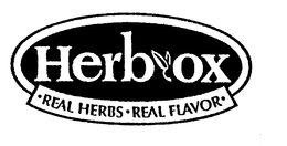 HERB OX REAL HERBS REAL FLAVOR trademark