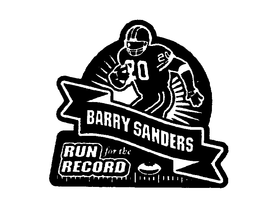 BARRY SANDERS RUN FOR THE RECORD trademark