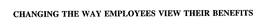 CHANGING THE WAY EMPLOYEES VIEW THEIR BENEFITS trademark