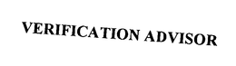 VERIFICATION ADVISOR trademark