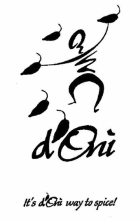 D'ONI  IT'S D'ONI WAY TO SPICE! trademark