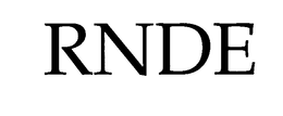 RNDE trademark