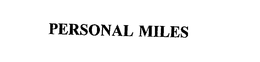 PERSONAL MILES trademark