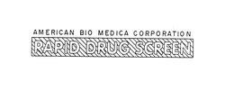 AMERICAN BIO MEDICA CORPORATION RAPID DRUG SCREEN trademark