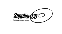 SUPPLIER CD THE ULTIMATE FORMULATION RESOURCE trademark