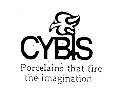 CYBIS PORCELAINS THAT FIRE THE IMAGINATION trademark