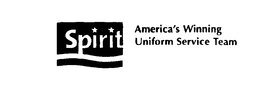 SPIRIT AMERICA'S WINNING UNIFORM SERVICE TEAM trademark