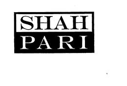 SHAH PARI trademark