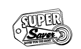 SUPER SAVER SAVES YOU THE MOST trademark