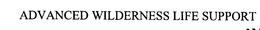 ADVANCED WILDERNESS LIFE SUPPORT trademark