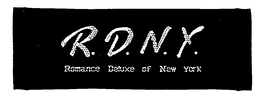 R.D.N.Y. ROMANCE DELUXE OF NEW YORK trademark