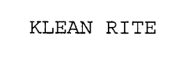 KLEAN RITE trademark